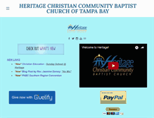 Tablet Screenshot of hccbctampa.org